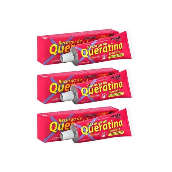 Imagem de Recarga Novex 80G Queratina Nutrire-Kit C/3Un