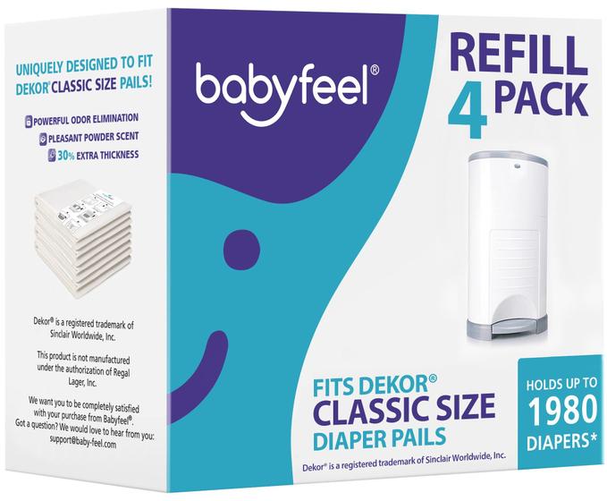Imagem de Recargas de Balde de Fraldas Babyfeel - Compatíveis com Dekor Classic