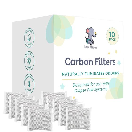 Imagem de Recargas de Filtro de Carbono para Balde de Fraldas (Pacote com 10)