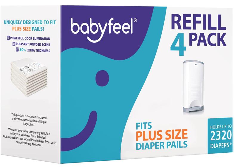 Imagem de Recargas para Balde de Fraldas Babyfeel - Compatíveis com Dekor Plus