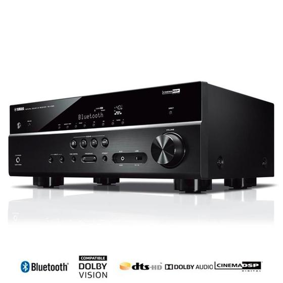 Imagem de Receiver 5.1ch Yamaha RX-V385 Bluetooth YPAO 4K UltraHD 3D HDR10 Bivolt