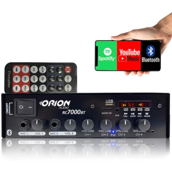 Imagem de Receiver amplificador som ambiente rc7000bt bluetooth 500w