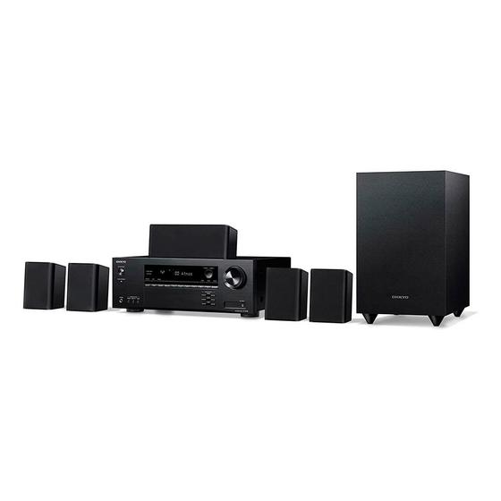 Receiver e Caixas de Som Onkyo HTS-3910, 5.1 Canais, Bluetooth, 155W, Dolby Atmos, 110V - HTS-3910 Menor preço em Receiver e Caixas de Som Onkyo HTS-3910, 5.1 Canais, Bluetooth, 155W, Dolby Atmos, 110V - HTS-3910
