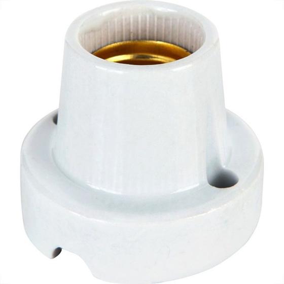 Imagem de Receptaculo Brasfort Latao E27 Com Base 8617 - Kit C/25