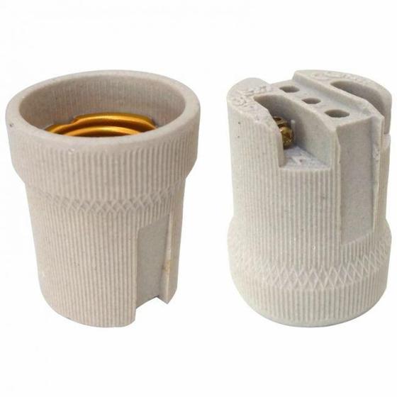 Imagem de Receptaculo E27 Porcelana p/ Spot com Alca - Melfi