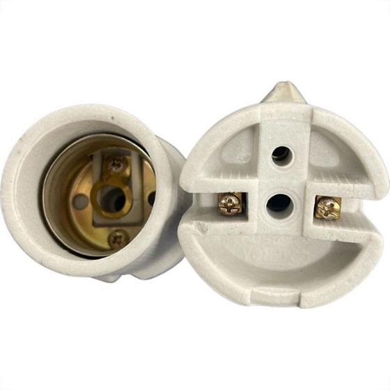 Imagem de Receptaculo Rex Com Borne E27 Novo Mod  - Kit C/10