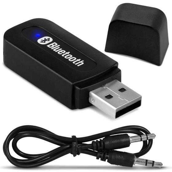 Imagem de Receptor Bluetooth Áudio Stereo 2.1 Para Rádio USB C/ CABO P2 - Músicas