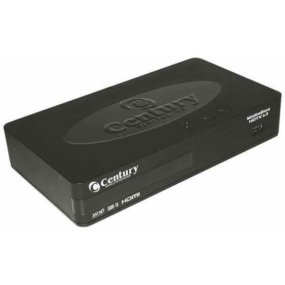 Receptor Century Midia Box Hdtv B3 Preto Receptor Magazine Luiza