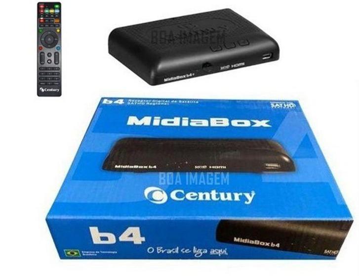 Receptor Century Midiabox B4 HDTV Menor preço em Receptor Century Midiabox B4 HDTV