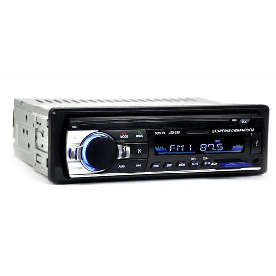 Imagem de Receptor de rádio de carro 12V JSD-520 Leitor MP3 de carro com Bluetooth