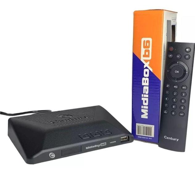 Imagem de Receptor de tv century digital midiabox b6 banda c/ku