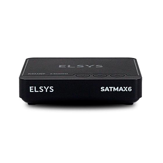 Imagem de Receptor de TV Via Satelite ELSYS Sathd Satmax 6, Full HD, USB e HDMI, Preto - ETRS72