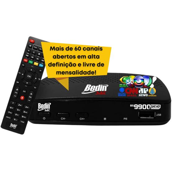 Receptor Digital Bedinsat Bs9900s Banda Ku 5g Menor preço em Receptor Digital Bedinsat Bs9900s Banda Ku 5g