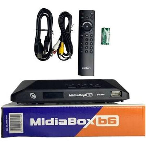Receptor Digital Century Midia Box B6 5G Receptor Magazine Luiza