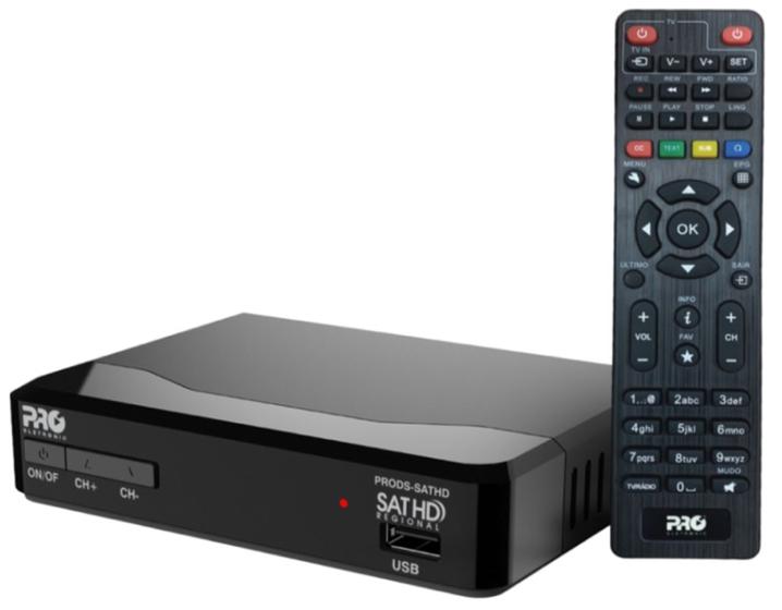 Imagem de Receptor Digital P/ Parabólica Ku Sat Hd Regional Proeletronic