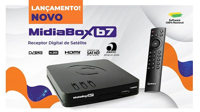 Imagem de Receptor digital satelite midiabox b7 century