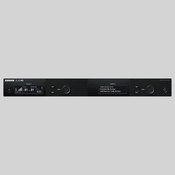 Imagem de Receptor Digital Shure SLXD4D-G58 Sem Fio Duplo
