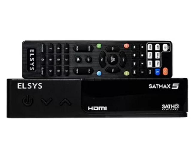 Imagem de Receptor Elsys Satmax 5 com sinal digital, analógico preto 100V/240v