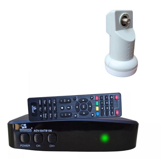 Imagem de Receptor Satélite nova Parabólica 5g + Ku Universal