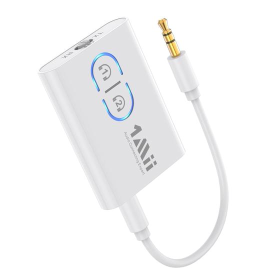 Imagem de Receptor transmissor Bluetooth 1Mii para fones de ouvido de TV/avião