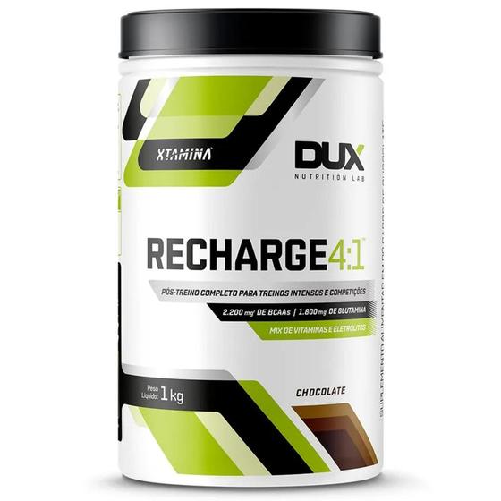 Imagem de Recharge 4:1 - pote 1000g sabor chocolate - dux nutrition