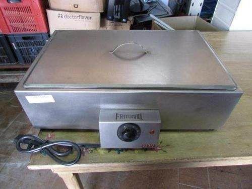 Rechaud banho maria Elétrico Fritomaq Inox 1 GN Menor preço em Rechaud banho maria Elétrico Fritomaq Inox 1 GN