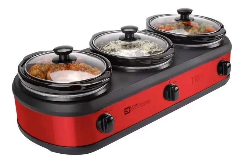Rechaud Elétrico Triplo Buffet Slow Cooker 220 Vts é boa?