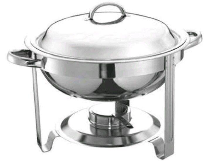 Rechaud Inox redondo 5 litros banho-maria Marca Richôa Menor preço em Rechaud Inox redondo 5 litros banho-maria Marca Richôa