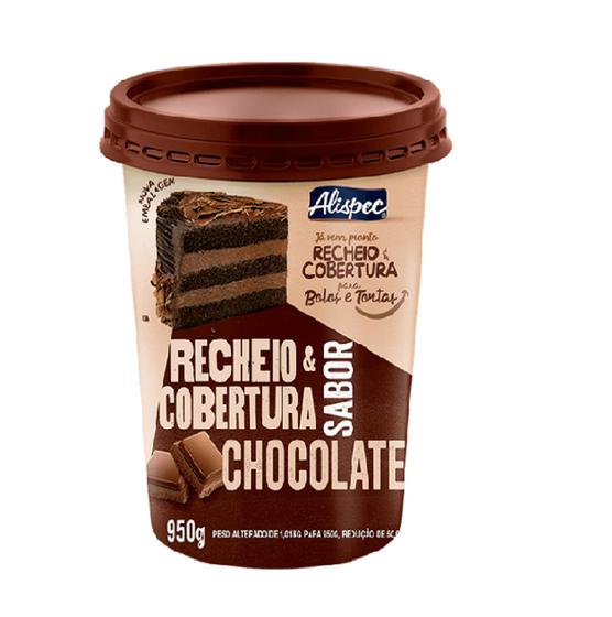 Imagem de Recheio Cobertura Sabor Chocolate 950g Alispec