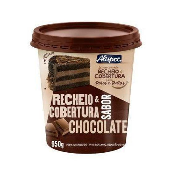 Imagem de Recheio Cobertura Sabor Chocolate 950g Alispec