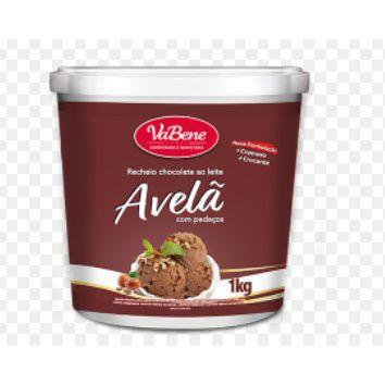 Imagem de Recheio De Chocolate Ao Leite Com Avelã 1,01Kg - Vabene