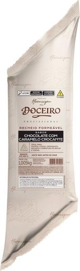 Imagem de Recheio Forneável Chocolate com Caramelo Crocante 1,005kg - Doceiro