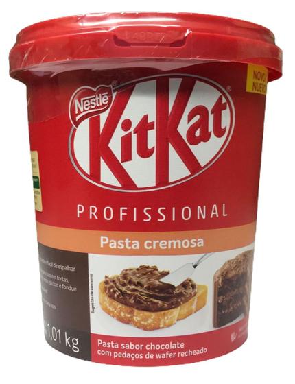 Imagem de Recheio Kit Kat 1Kg Pasta Cremosa Nestlé Profissional
