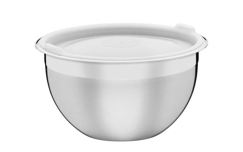 Imagem de Recipiente cucina em aco inox com tampa plastica preparar e servir 24 cm 5.2 l tramontina