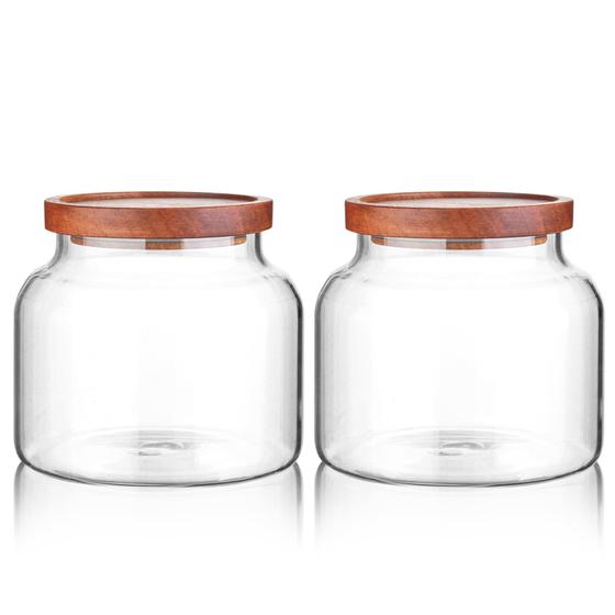 Imagem de Recipiente de Vidro Hermético Labina Airtight Food Jar - 1400mL (2 Unidades)