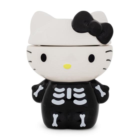 Imagem de Recipiente para lanches Sanrio Hello Kitty Skeleton Ceramic