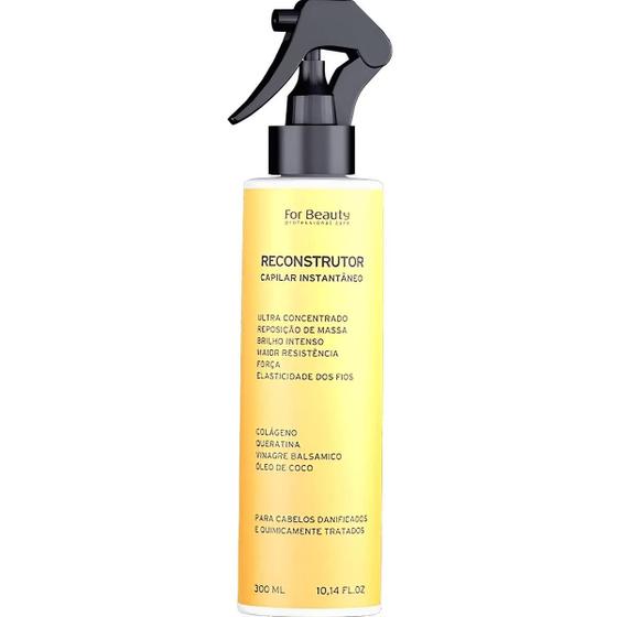 Imagem de Reconstrutor Capilar Instantâneo 300ml For Beauty Reconstroi