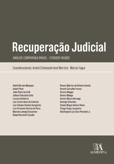 Imagem de Recuperação Judicial - Análise Comparada Brasil - Estados Unidos - 01Ed/20 - ALMEDINA