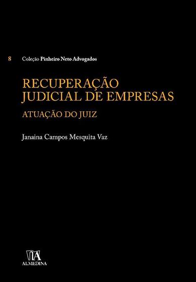 Imagem de Recuperação judicial de empresas: atuação do juiz - ALMEDINA BRASIL