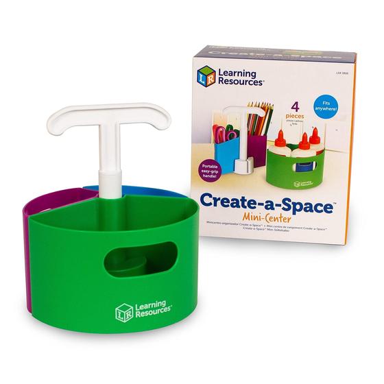 Imagem de Recursos de Aprendizagem Create-a-Space Storage Mini Center - Conjunto de 4 Peças