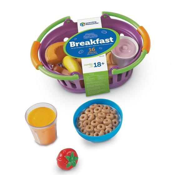 Imagem de Recursos de Aprendizagem de Alimentos do Pretend Play New Sprouts Breakfast