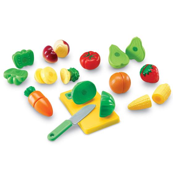 Imagem de Recursos de aprendizagem de brinquedos Pretend & Play Fruit Cutting 3+