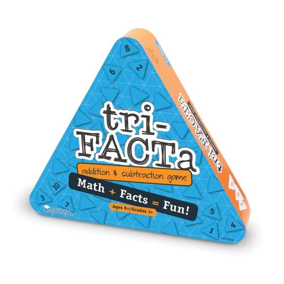 Imagem de Recursos de Aprendizagem de Jogos de Tabuleiro Tri-facta: Adição e Subtração