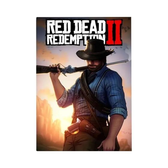 Ali Rdr Red Dead Redemption 2 RDR2 HD Art Poster Decoração De Parede À Prova D ...
