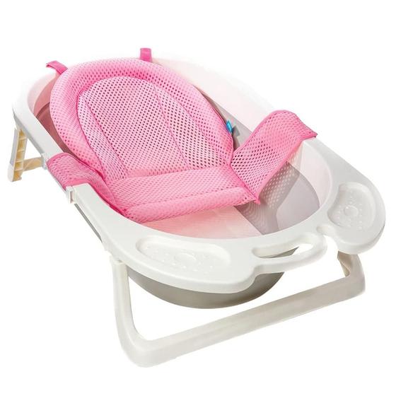 Imagem de Rede de Banheira Proteção Bebê Reduz Espaço Segurança Universal Buba