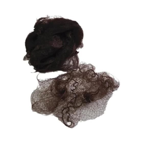 Imagem de Rede De Cabelo De Nylon Elástica Invisível De 21 Polegadas 100 Peças Favo De Mel Leve E Durável Para