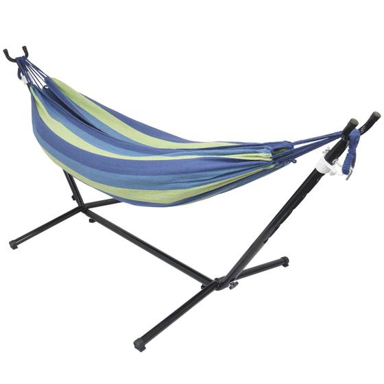 Rede de Descanso Dormir com Suporte Desmontável Área de Lazer Camping Importway Iwsrr Menor preço em Rede de Descanso Dormir com Suporte Desmontável Área de Lazer Camping Importway Iwsrr
