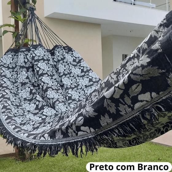 Imagem de Rede De Dormir Descanso Casal Indiana gigante para varanda, quarto, sala e jardim