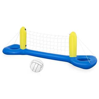Rede Vôlei Piscina KuiBonu | 4,5m-7,6m Ajustável | Com Bolas E Bomba - Para Verão