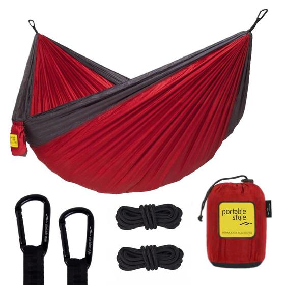 Rede Descanso Portátil Ultraleve Casal Dupla Acampamento Viagem c/ Corda de fixação Menor preço em Rede Descanso Portátil Ultraleve Casal Dupla Acampamento Viagem c/ Corda de fixação